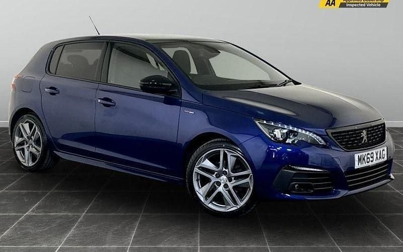 Blue Used 2019 Peugeot 308 GT-line Hatchback | £10,395 (Fair price) - Image 1/2