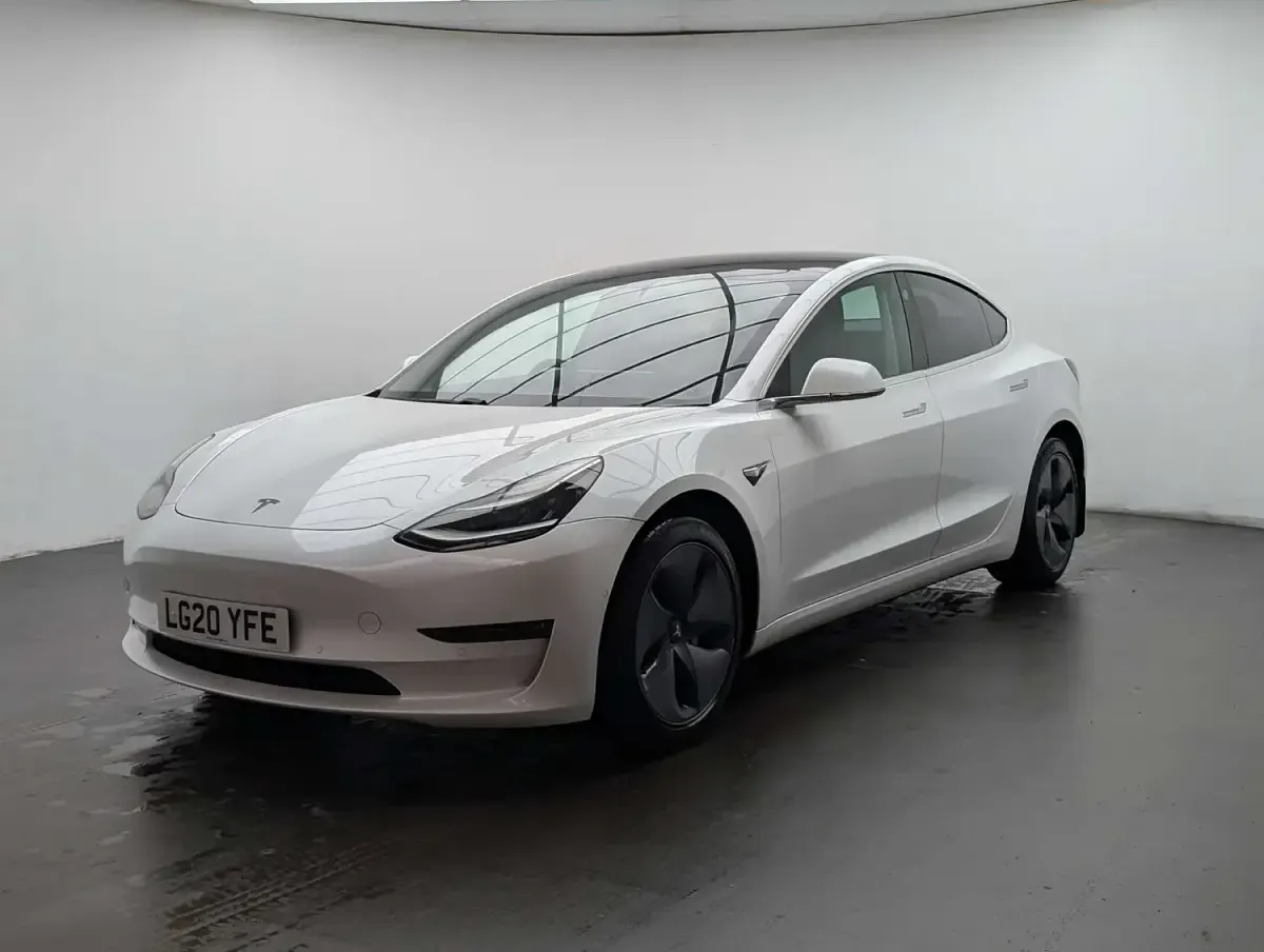 Used Tesla Model 3 Long Range AWD 366 kW (498 HP) 2020 White Sedan