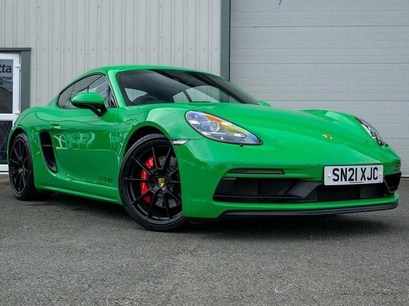 Green Used 2021 Porsche 718 Cayman Coupe | £57,450 (Good price) - Image 1/4