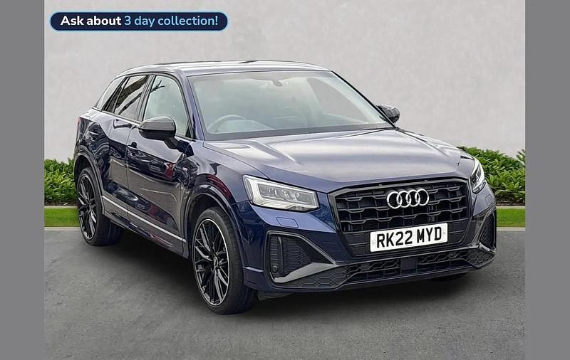 Used Audi Q2 Black Edition 108 HP (79 kW) 2022 Blue SUV