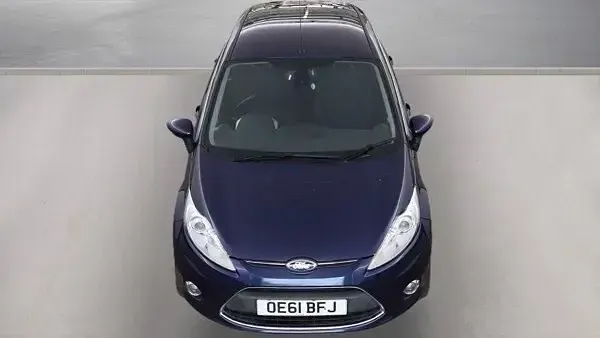 Usado Ford Fiesta Titanium 118 HP (86 kW) 2012 Azul Citadino