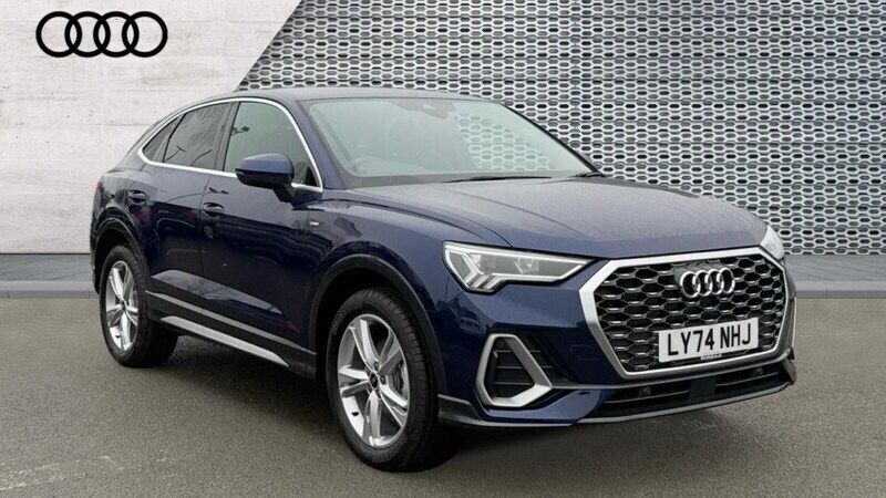 Blue Used 2024 Audi Q3 Sportback S-Line SUV | £34,793 (Fair price) - Image 1/4