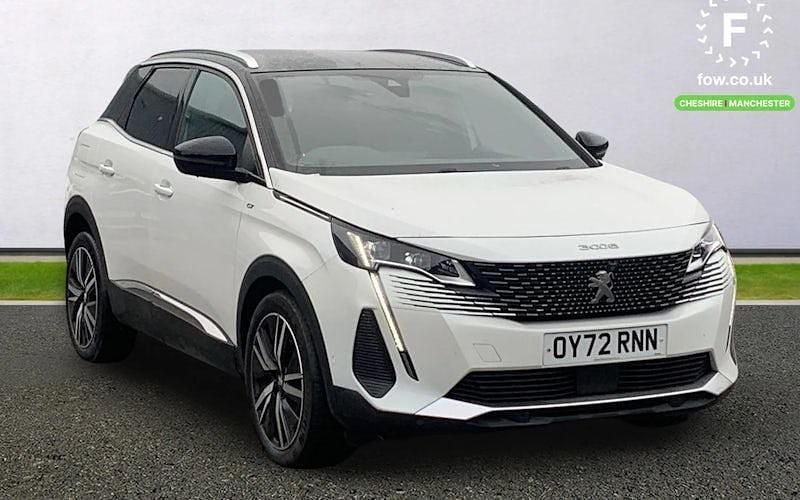 White Used 2022 Peugeot 3008 Premium Estate | £20,599 (Fair price) - Image 1/3
