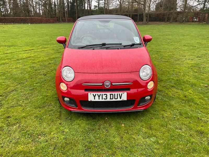 Used Fiat 500 S 2013 Red Cabriolet