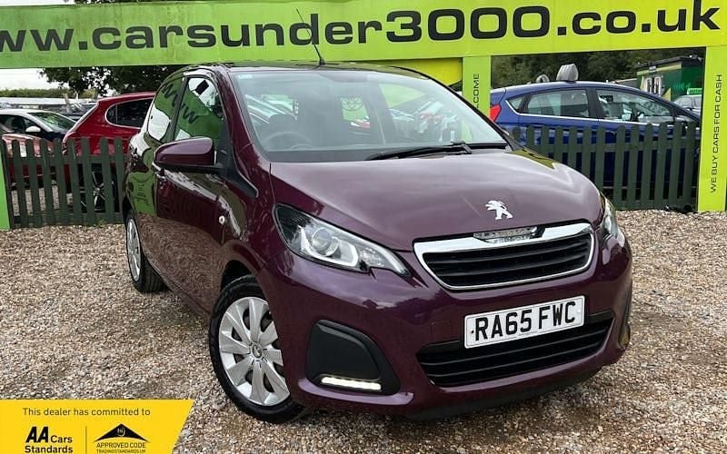 Mauve/purple Used 2016 Peugeot 108 Active Hatchback | £4,000 (Good price) - Image 1/4