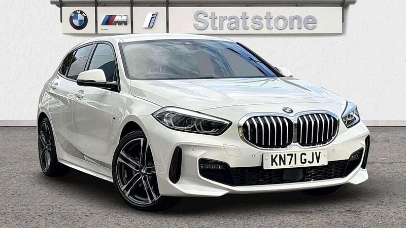 White Used 2021 BMW 118 M Sport Hatchback | £21,990 (Fair price) - Image 1/3