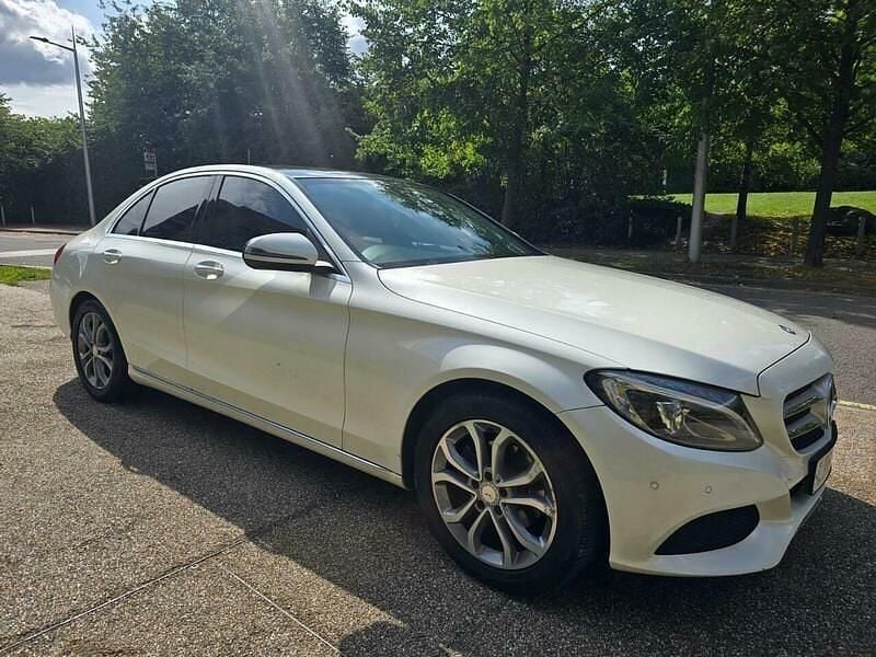 White Used 2016 Mercedes C200 Premium Sedan | £9,499 (Fair price) - Image 1/4
