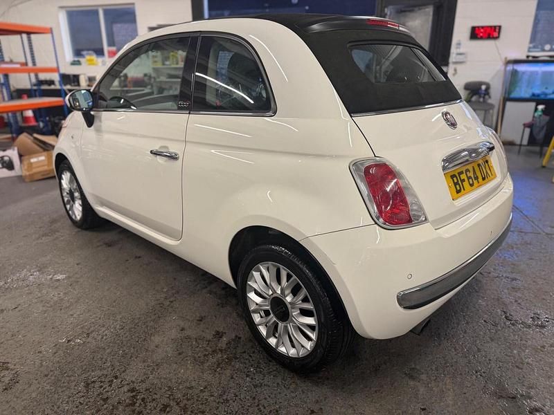 Used Fiat 500C Lounge 2014 White Cabriolet