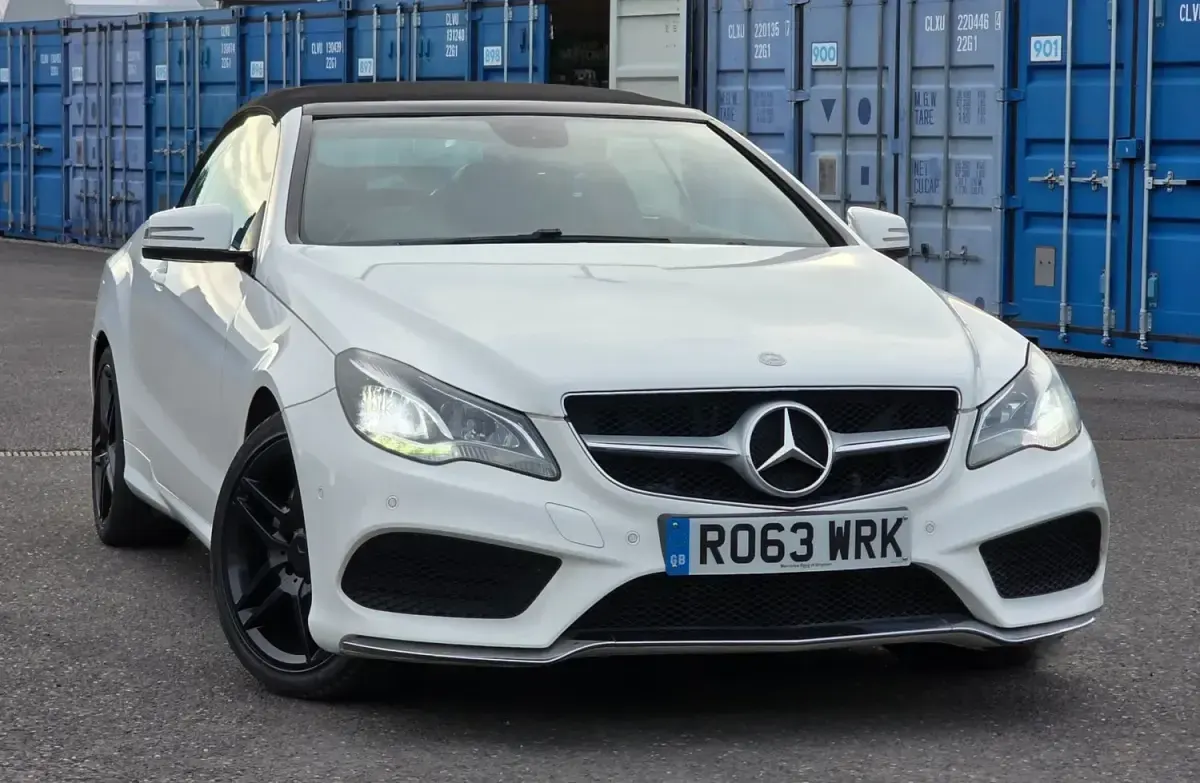 Begagnad Mercedes E250 AMG 2013 Vit Cab