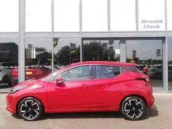 Used Nissan Micra Acenta 92 HP (67 kW) 2022 Red Hatchback