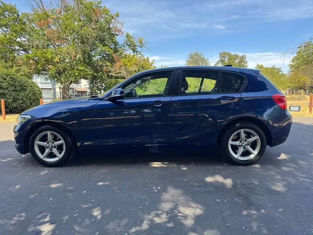 Used BMW 118 Comfort Edition 136 HP (100 kW) 2015 Blue Hatchback