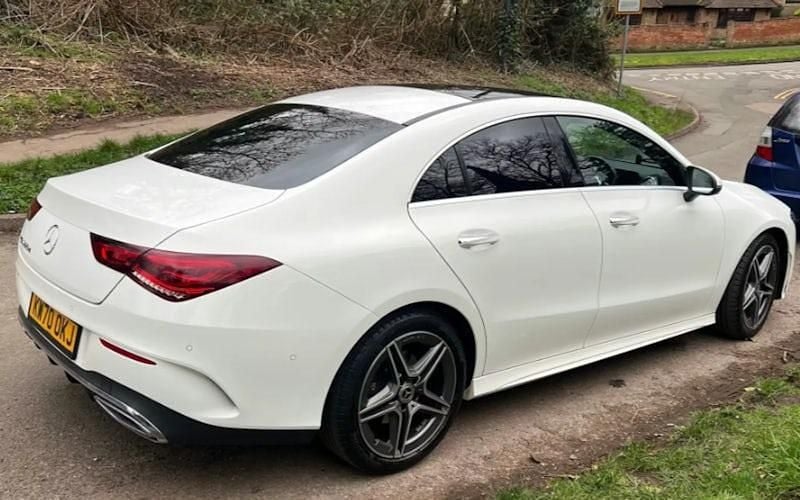 Used Mercedes CLA220 AMG Line Premium Plus 190 HP (139 kW) 2021 White Sedan