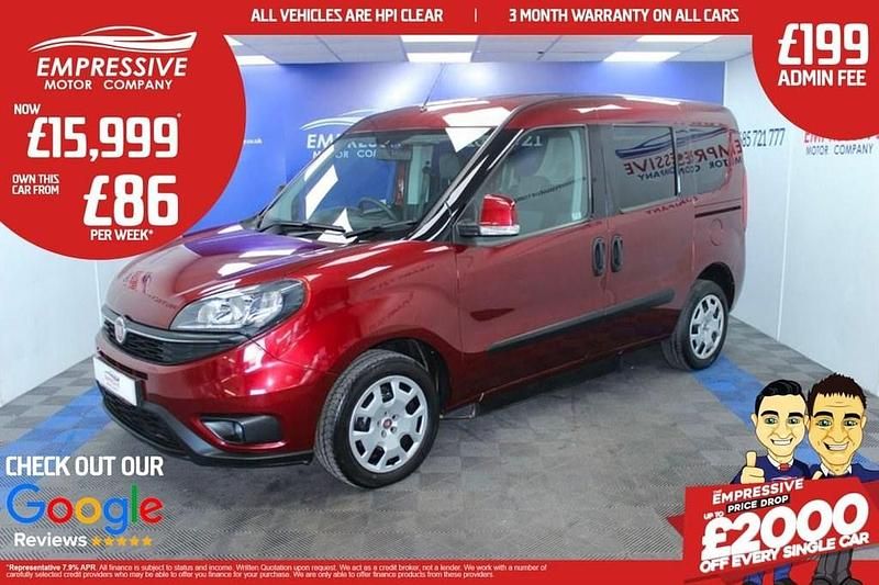 Red Used 2019 Fiat Doblò MPV | £17,999 - Image 1/4