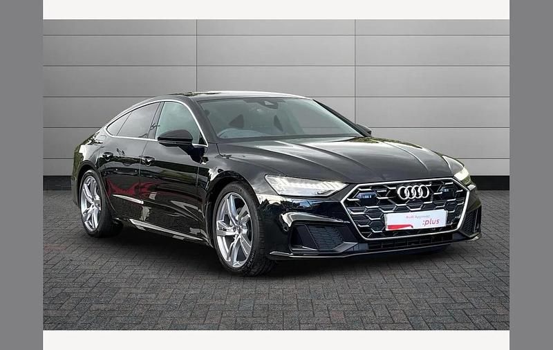 Mythos black Used 2025 Audi A7 S-Line Hatchback | £41,995 (A bit pricey) - Image 1/4