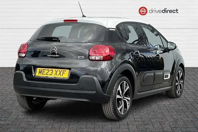 Used Citroën C3 PureTech 110 HP (80 kW) 2023 Black Hatchback