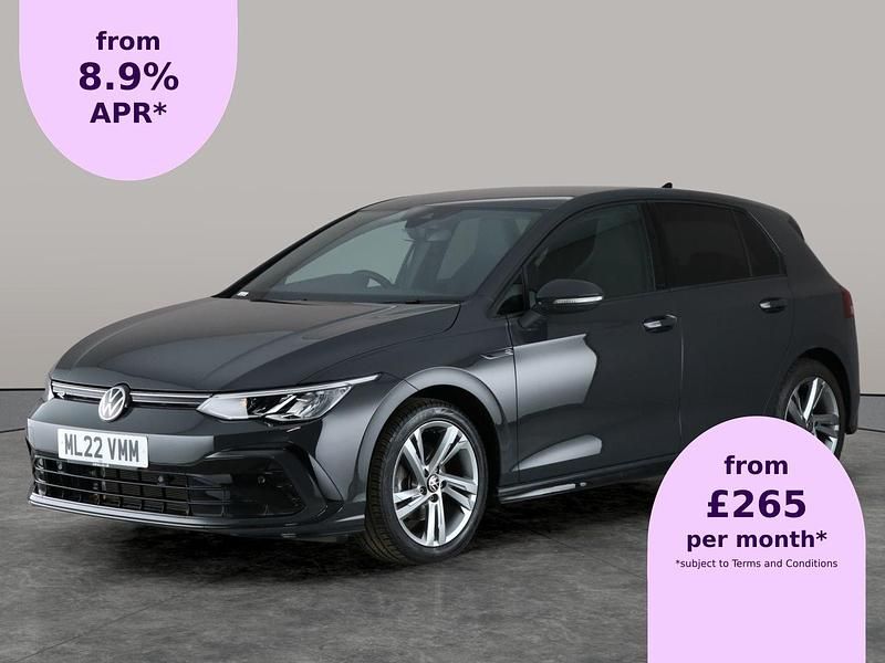 Grey Used 2022 VW Golf VIII R-line Hatchback | £18,796 (Good price) - Image 1/2