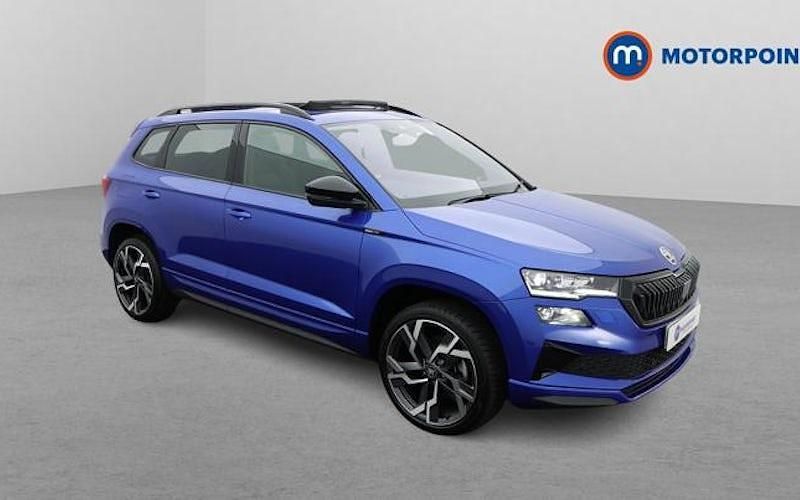 Used Skoda Karoq SportLine 150 HP (110 kW) 2025 Blue SUV