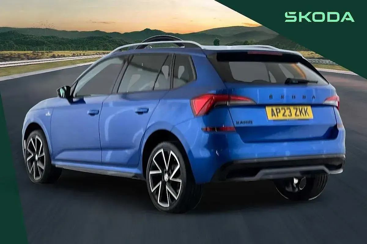 Used Skoda Kamiq Monte Carlo 150 HP (110 kW) 2023 Blue SUV