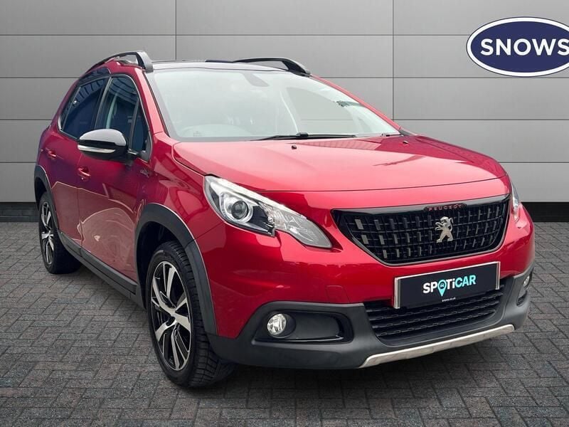 Red Used 2019 Peugeot 2008 GT-line SUV | £10,948 (Good price) - Image 1/4