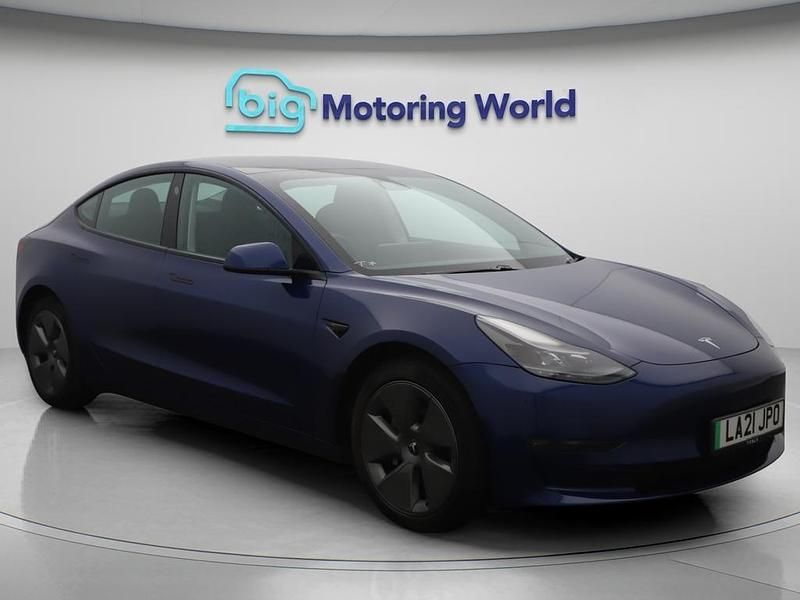 Blue Used 2021 Tesla Model 3 Long Range Sedan | £22,100 (Fair price) - Image 1/4