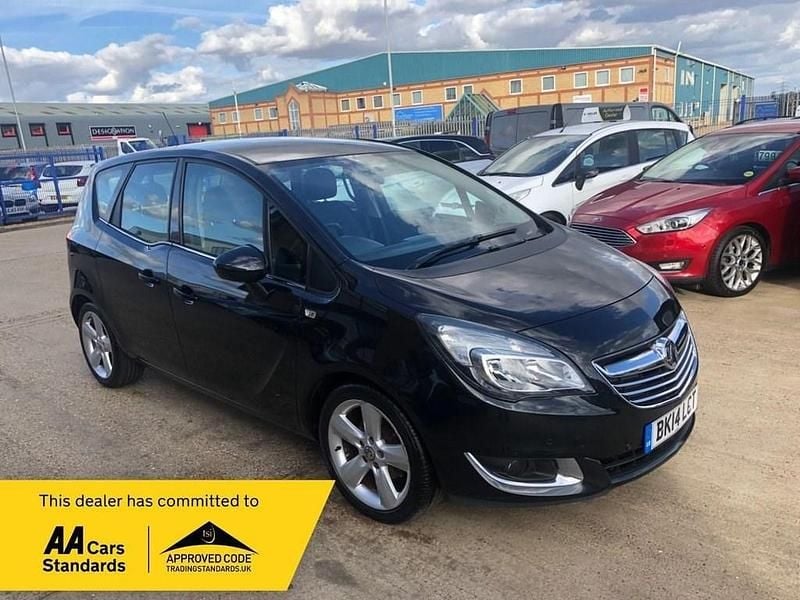 Black Used 2014 Vauxhall Meriva MPV | £3,257 (Good price) - Image 1/4
