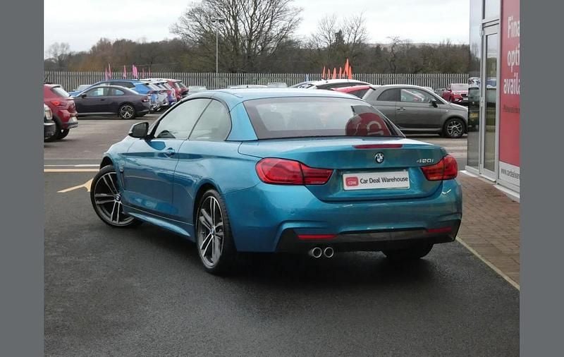 Used BMW 420 M Sport 180 HP (132 kW) 2019 Blue Cabriolet