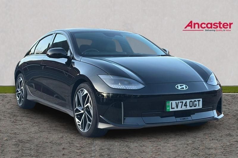 Black Used 2024 Hyundai Ioniq 6 Ultimate Sedan | £27,999 (Good price) - Image 1/4