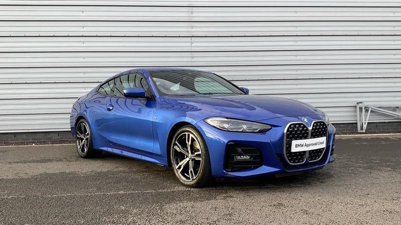 Blue Used 2022 BMW 420 M Sport Coupe | £28,790 (Good price) - Image 1/4