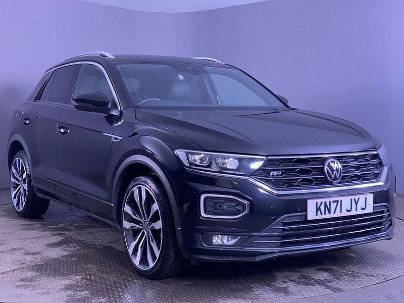 Black Used 2021 VW T-Roc R-line SUV | £20,599 (Fair price) - Image 1/4