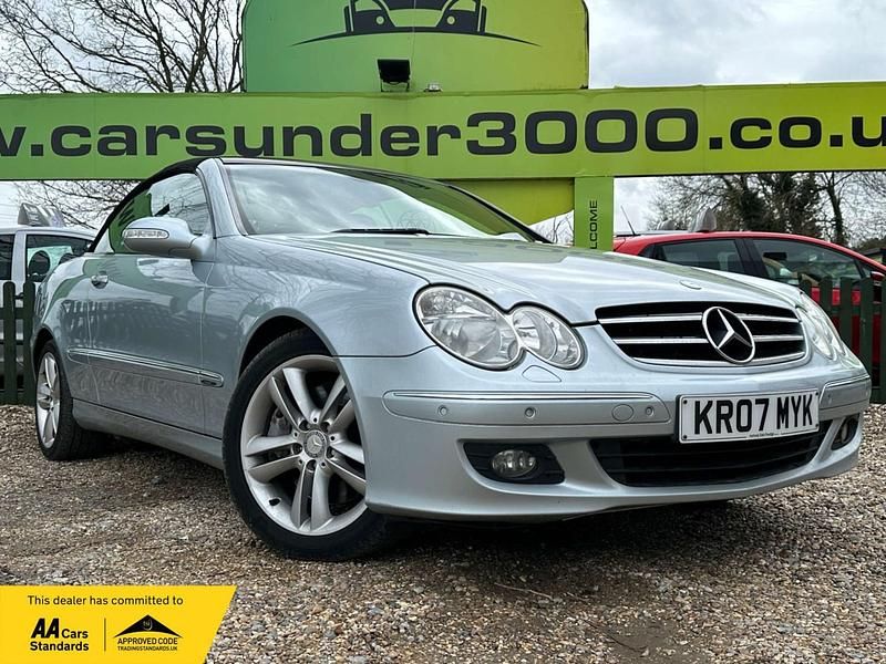 Used Mercedes CLK350 Avantgarde 2007 Silver Cabriolet