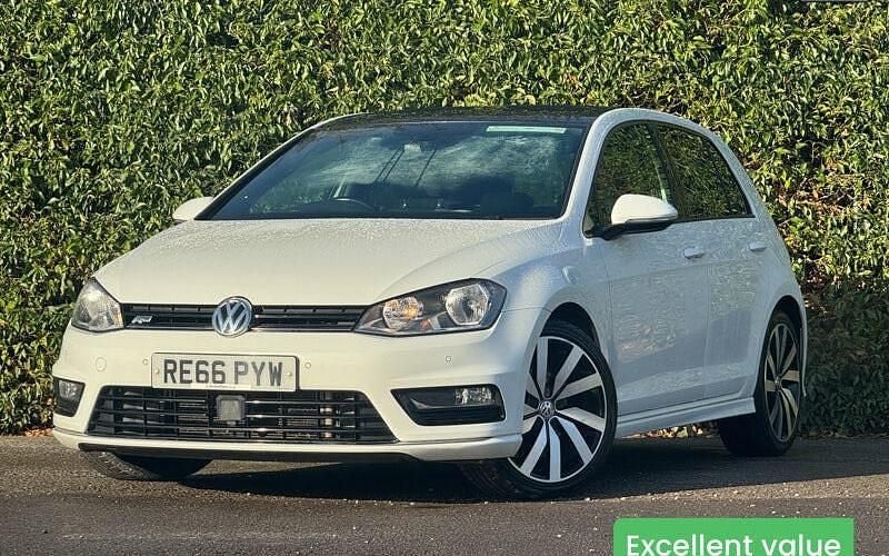 White Used 2016 VW Golf VII R-line Edition Hatchback | £11,490 (Fair price) - Image 1/4