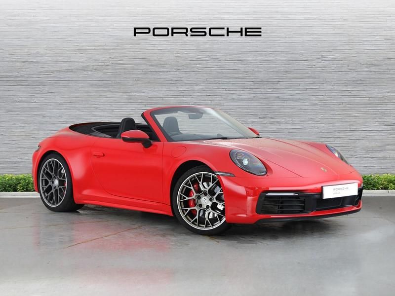 Guards red Used 2020 Porsche 911 Carrera S Cabriolet Cabriolet | £89,990 - Image 1/4