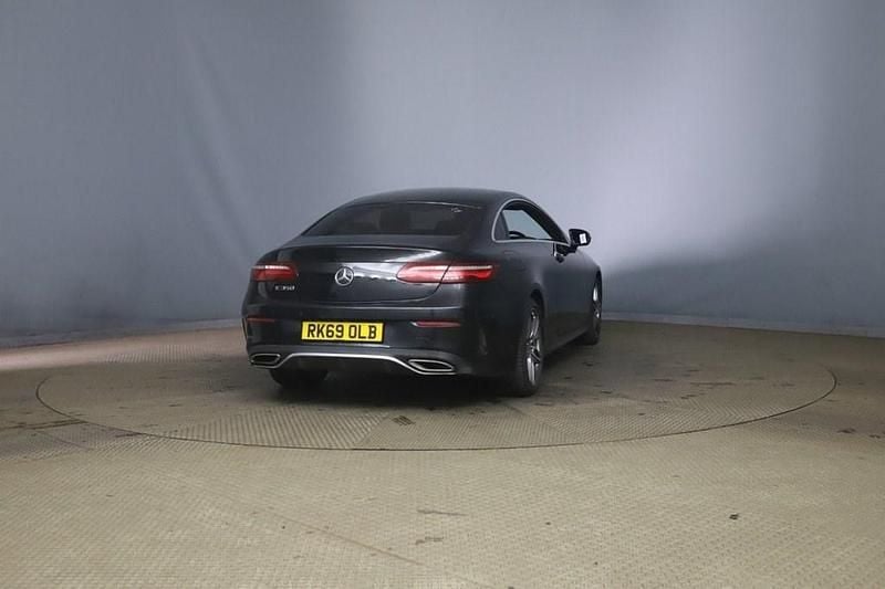 Used Mercedes E350 AMG line 313 HP (230 kW) 2019 Black Coupe