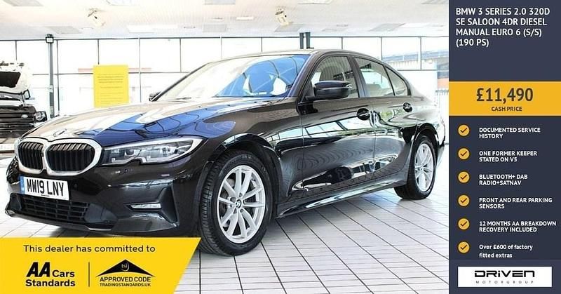 Black Used 2019 BMW 320 Performance Sedan | £11,490 (Good price) - Image 1/3