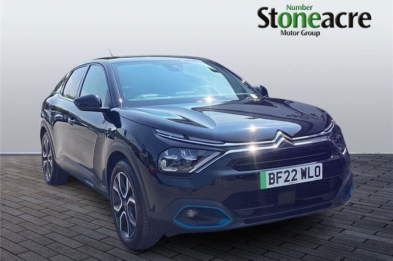 Black Used 2022 Citroën e-C4 Shine Hatchback | £12,995 (Fair price) - Image 1/4