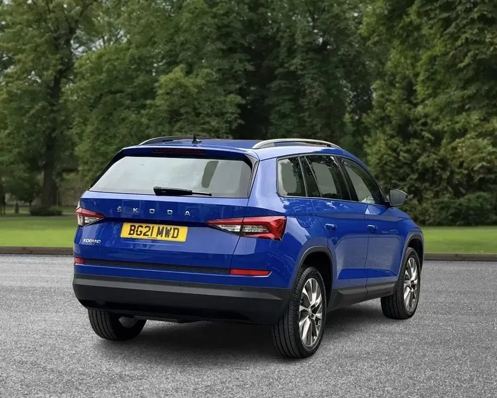 Used Skoda Kodiaq SE Drive 150 HP (110 kW) 2021 Blue SUV