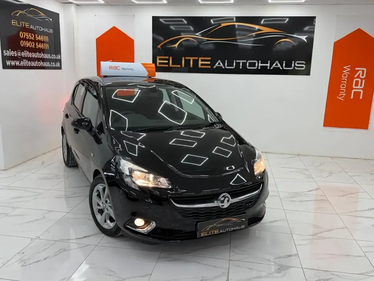 Used Vauxhall Corsa 90 HP (66 kW) 2018 Black Hatchback