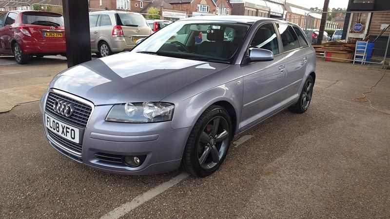Silver Used 2008 Audi A3 Sport Hatchback | £3,489 (Fair price) - Image 1/4