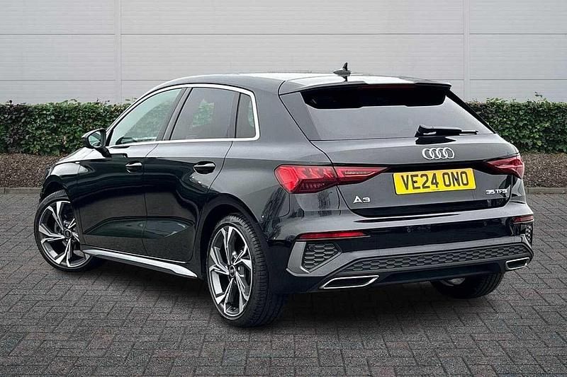Used Audi A3 S-Line 2024 Black Hatchback