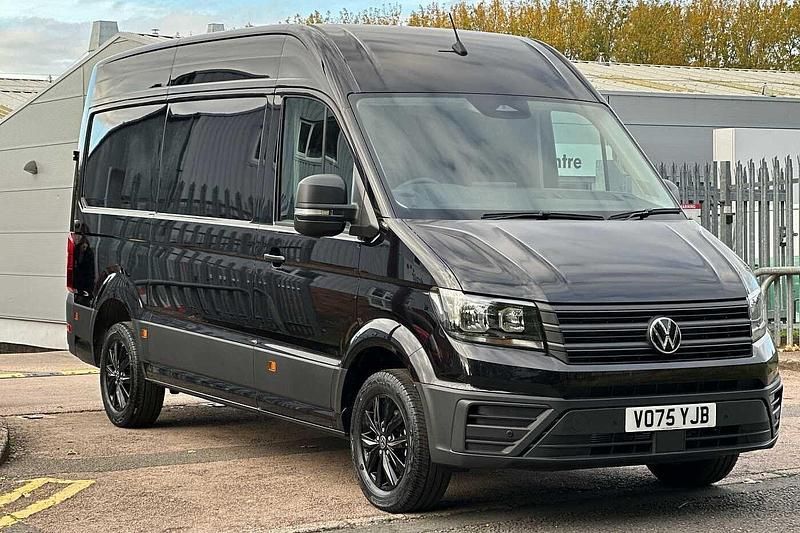 Deep black Used 2025 VW Crafter Van | £49,995 - Image 1/4