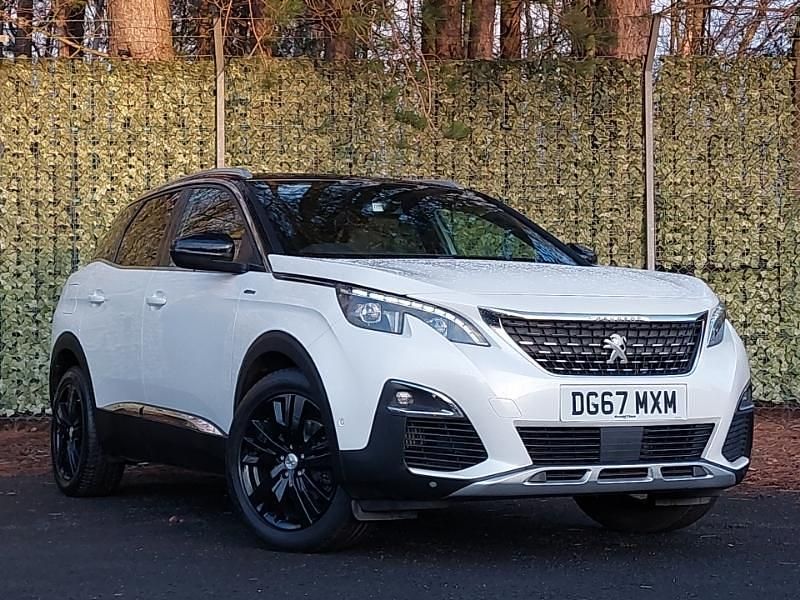 White Used 2017 Peugeot 3008 GT-line SUV | £10,998 (Fair price) - Image 1/4