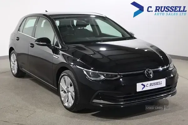 Used VW Golf VII Style 150 HP (110 kW) 2021 Black Hatchback