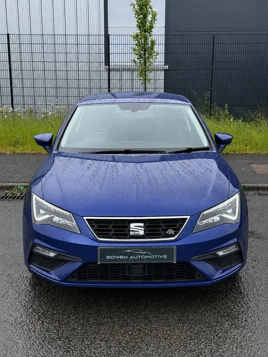 Used Seat Leon FR 150 HP (110 kW) 2017 Blue Hatchback