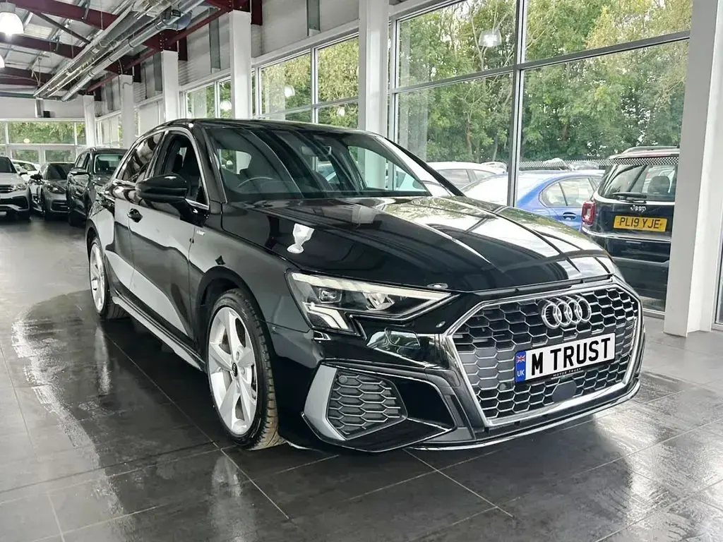 Used Audi A3 Sportback S-Line 110 HP (80 kW) 2023 Black Hatchback