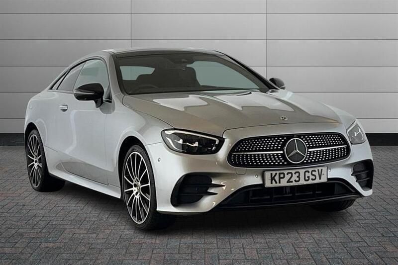 High tech silver Used 2023 Mercedes E300 AMG line Coupe | £36,995 (Good price) - Image 1/4