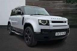Silver Used 2022 Land Rover Defender Dynamic SUV | £50,990 (Good price) - Image 1/4