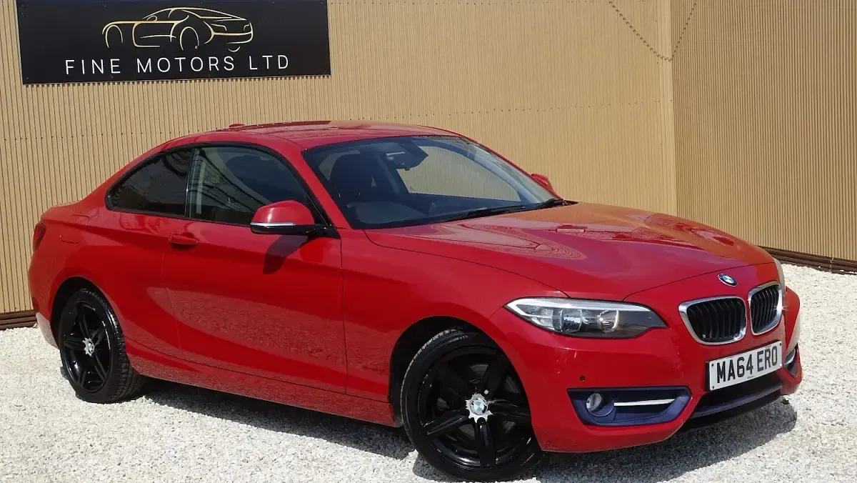 Used BMW 220 Sport Line 184 HP (135 kW) 2014 Red Coupe