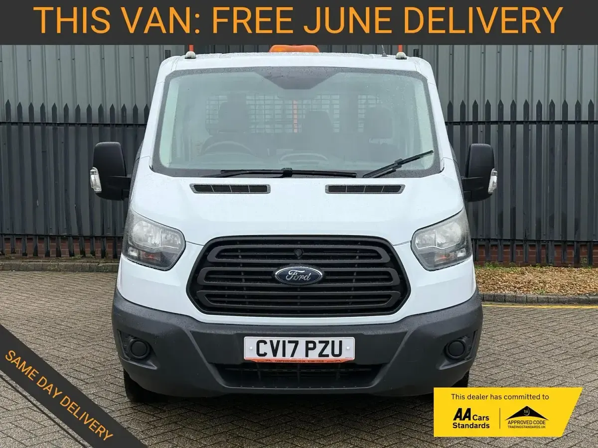 Used Ford Transit 130 HP (95 kW) 2017 White Van