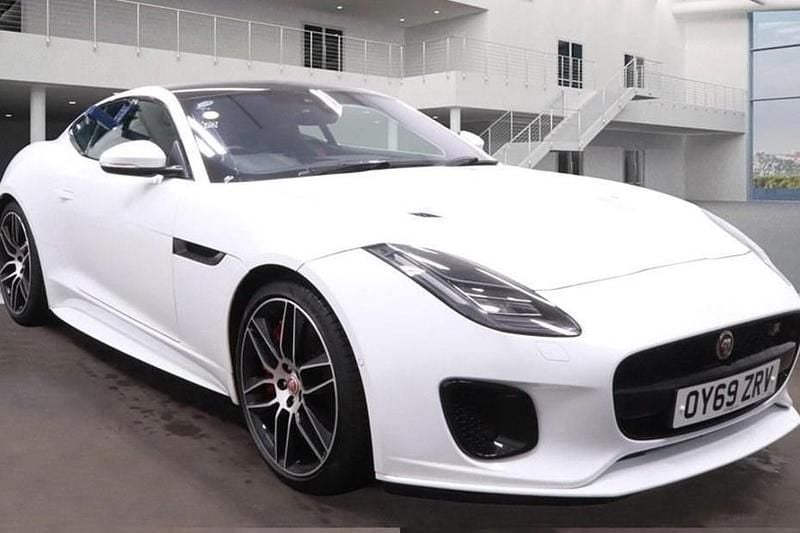 White Used 2019 Jaguar F-Type Chequered Flag Coupe | £38,949 (Fair price) - Image 1/1