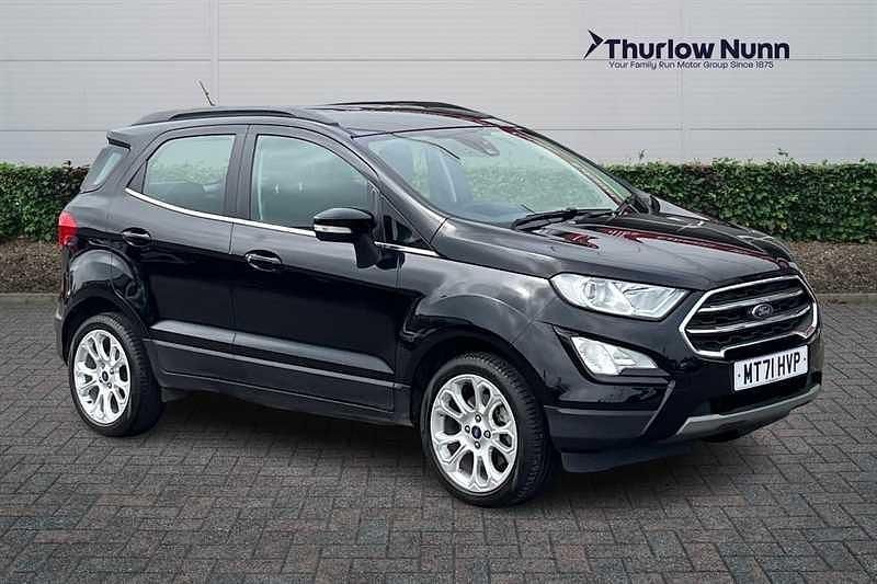 Black Used 2021 Ford Ecosport Titanium SUV | £10,596 (Fair price) - Image 1/4